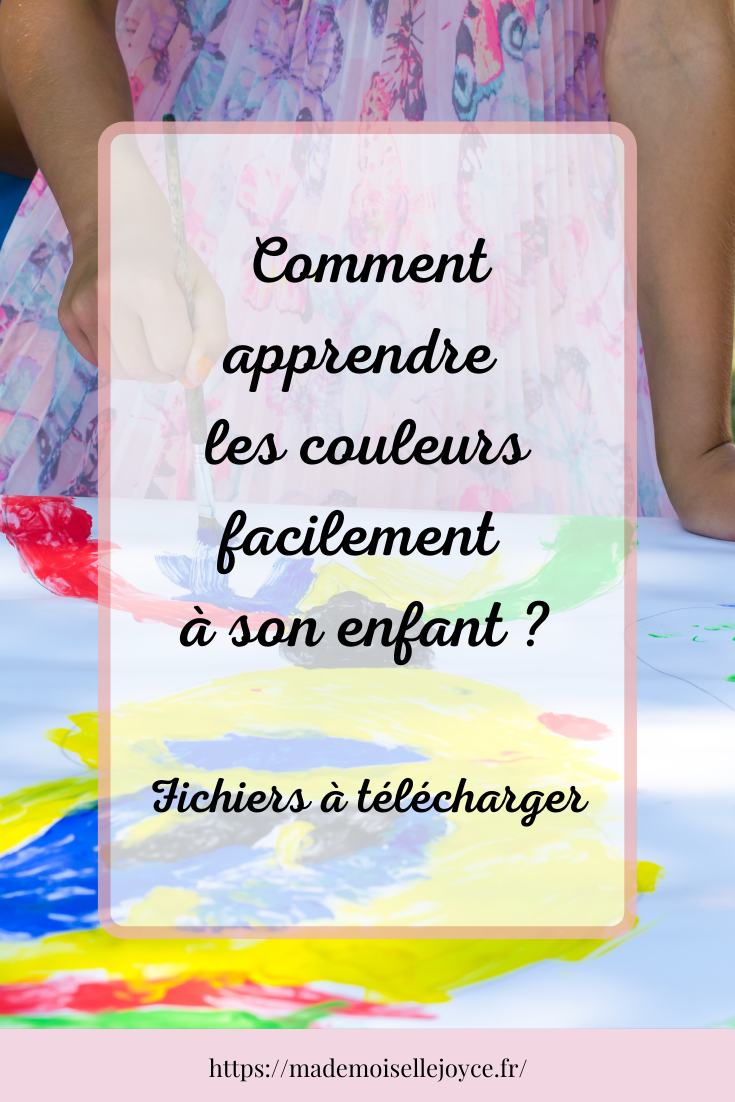 Comment apprendre les couleurs à son enfant ? 