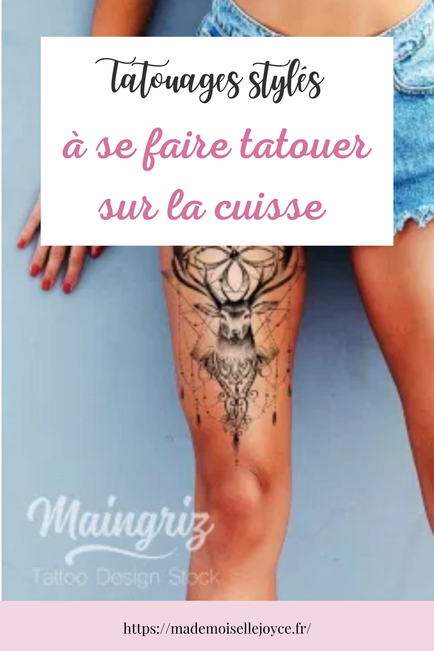 Tatouage cuisse phrase - 15 tatouages sur la cuisse qui nous font de belles  jambes - Elle