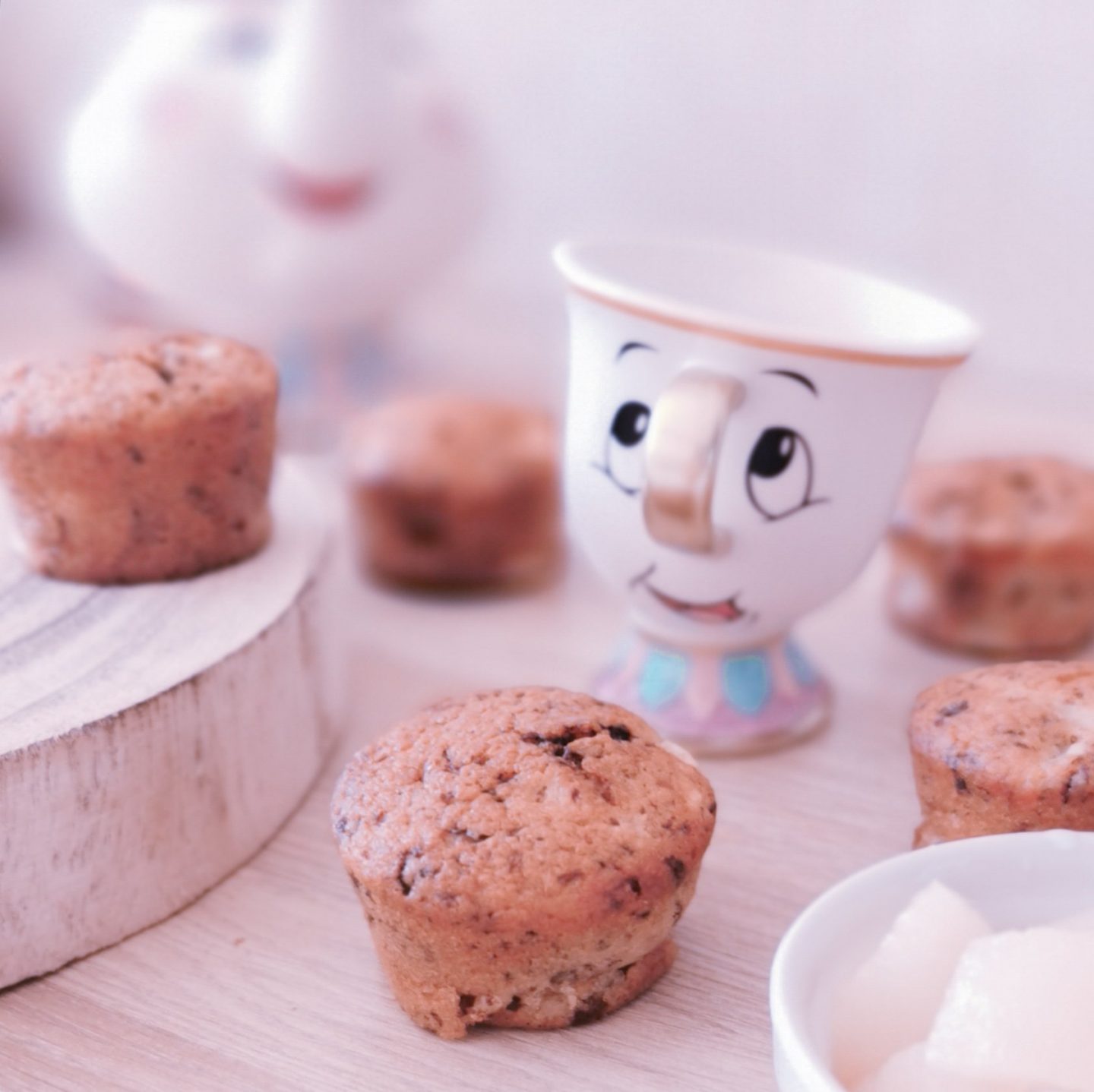 Muffins poire-chocolat cake factory