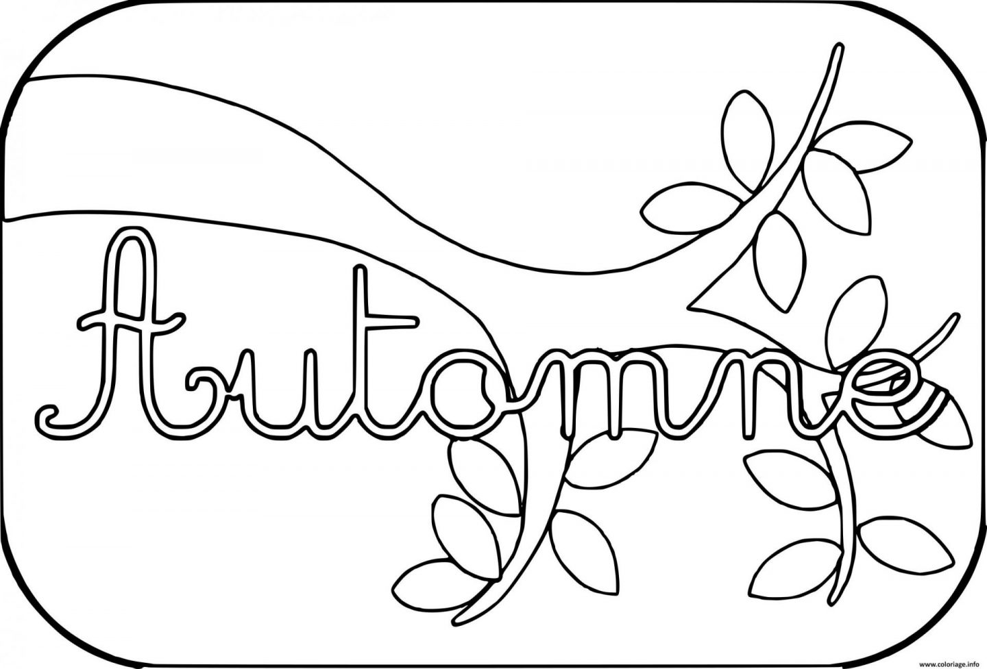 Coloriages d'automne à imprimer pour enfants et adultes